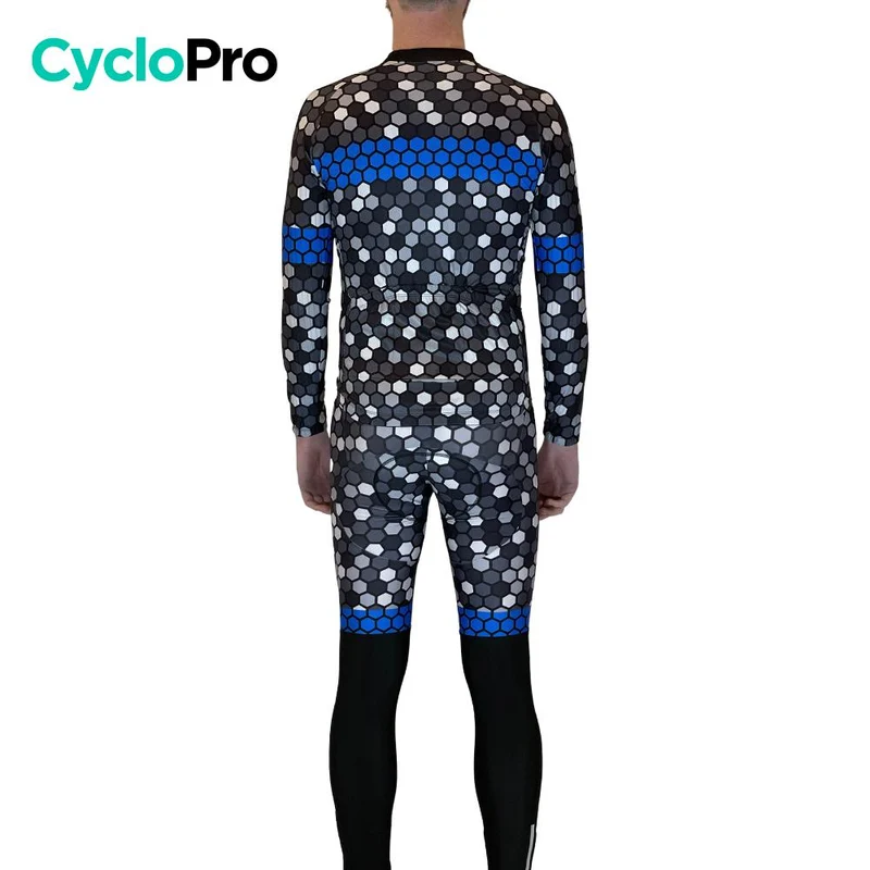 Tenue cycliste automne Bleue Homme - Atmosphère+