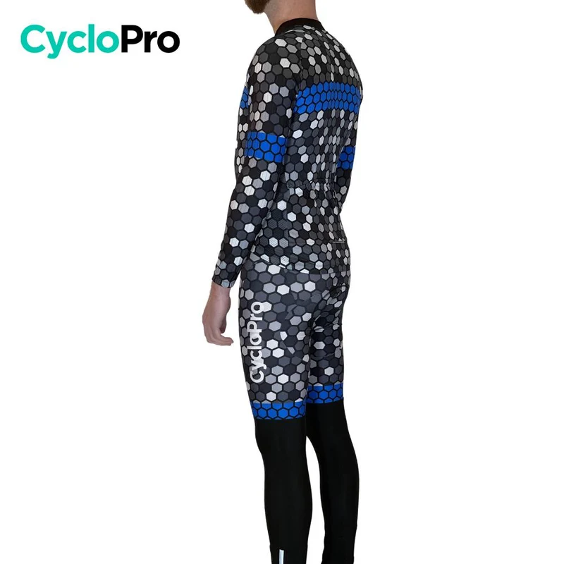 Tenue cycliste automne Bleue Homme - Atmosphère+