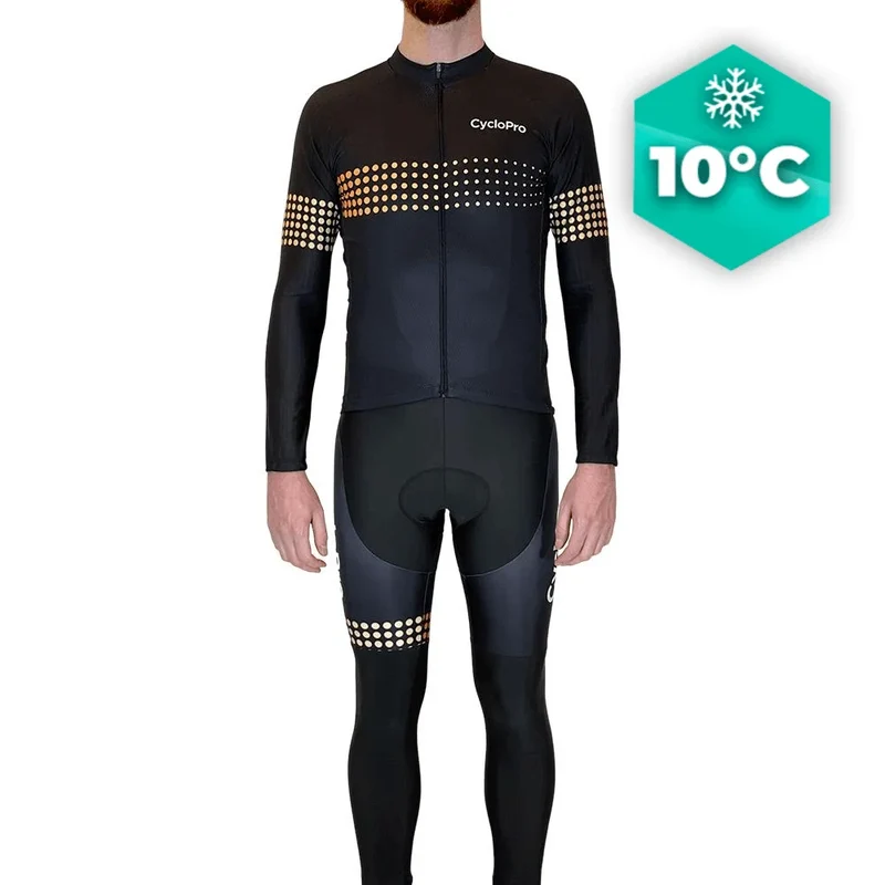 Tenue cycliste automne Orange Homme - Liberty+