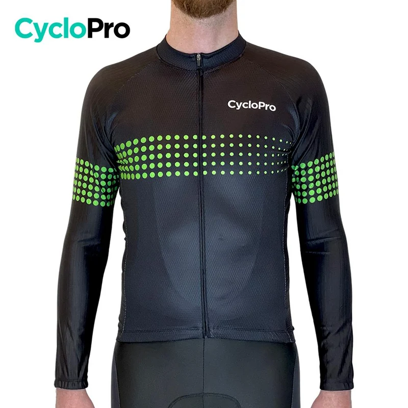 Tenue cycliste automne Verte Homme - Liberty+