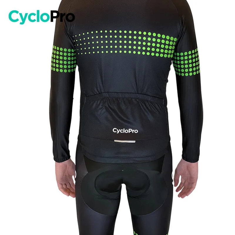 Tenue cycliste automne Verte Homme - Liberty+