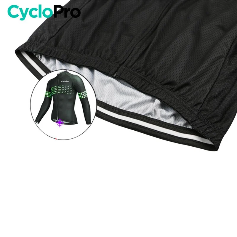 Tenue cycliste automne Verte Homme - Liberty+