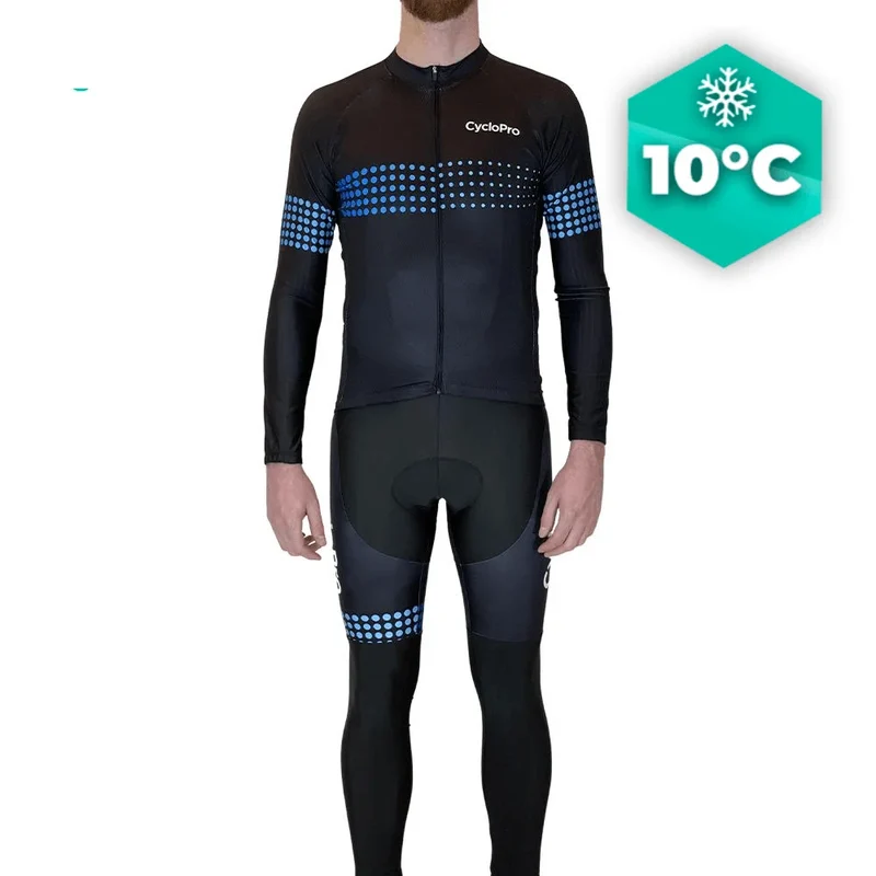 Tenue cycliste automne Bleue Homme - Liberty+