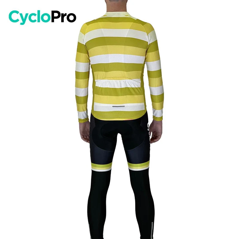 Tenue cycliste automne Jaune Homme - Evasion+