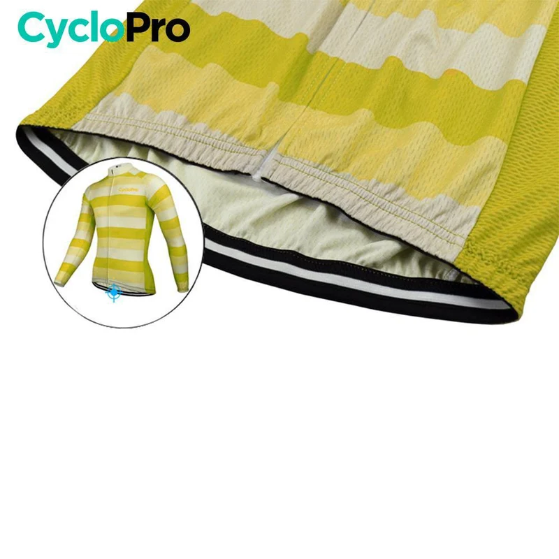 Tenue cycliste automne Jaune Homme - Evasion+