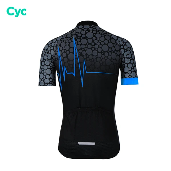 Maillot de cyclisme Bleu - Pulsation+
