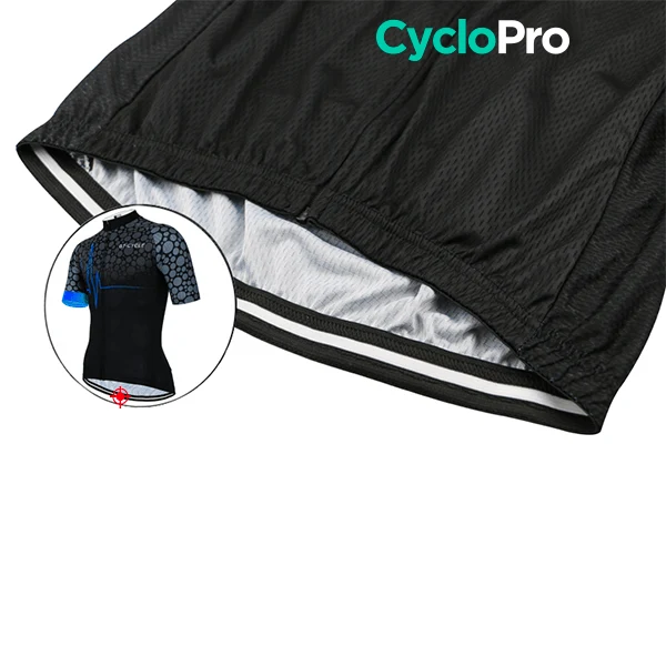 Maillot de cyclisme Bleu - Pulsation+
