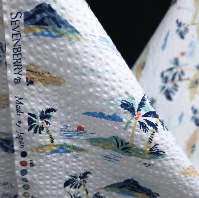 Coton Seersucker | Blanc | Collection Plissé | Robert Kaufman