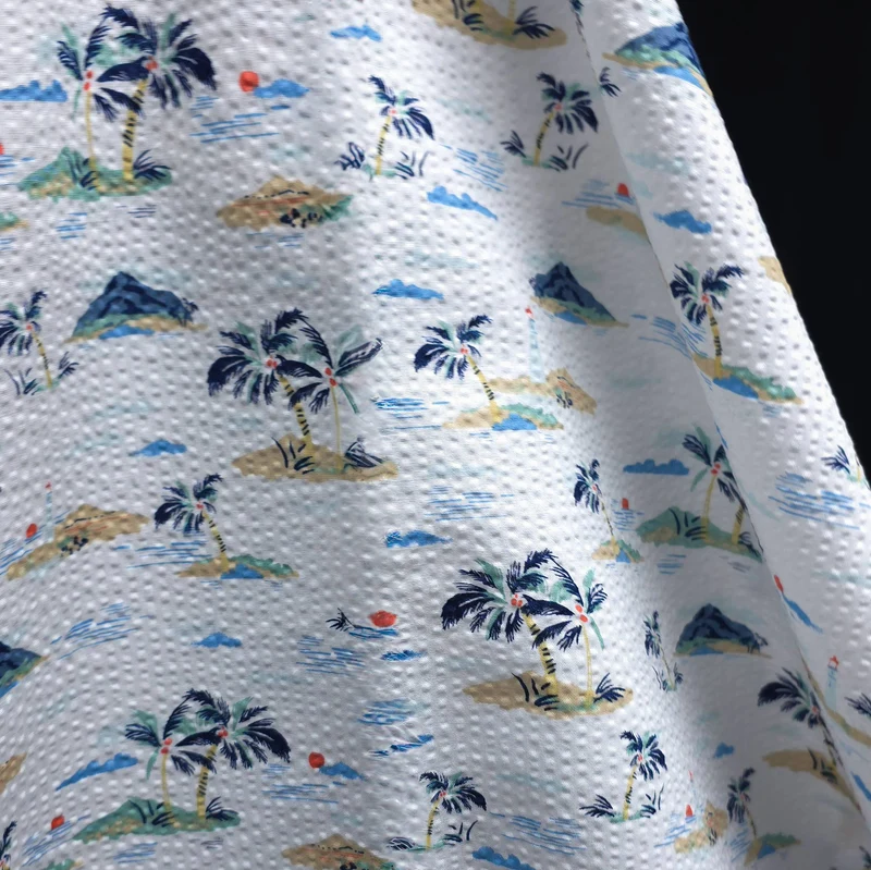 Coton Seersucker | Blanc | Collection Plissé | Robert Kaufman