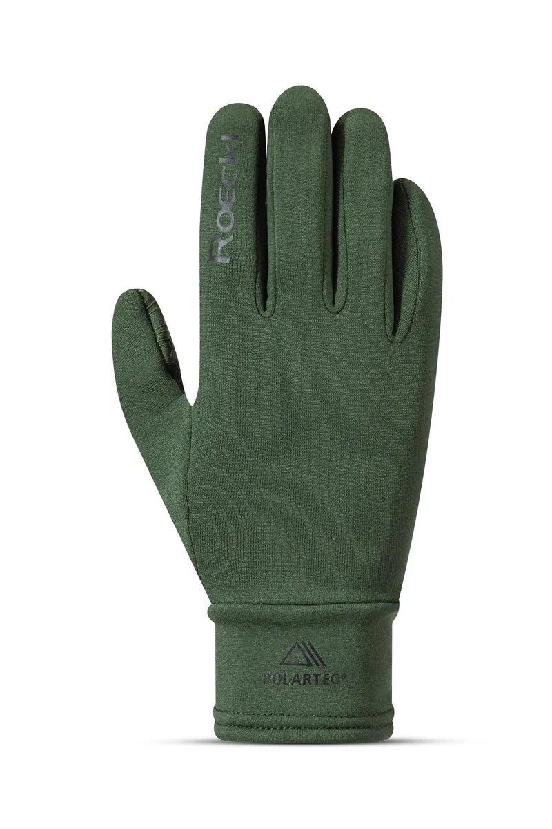 Warwick 2 Polartec Gants d'équitation d'hiver Kombu Green 8