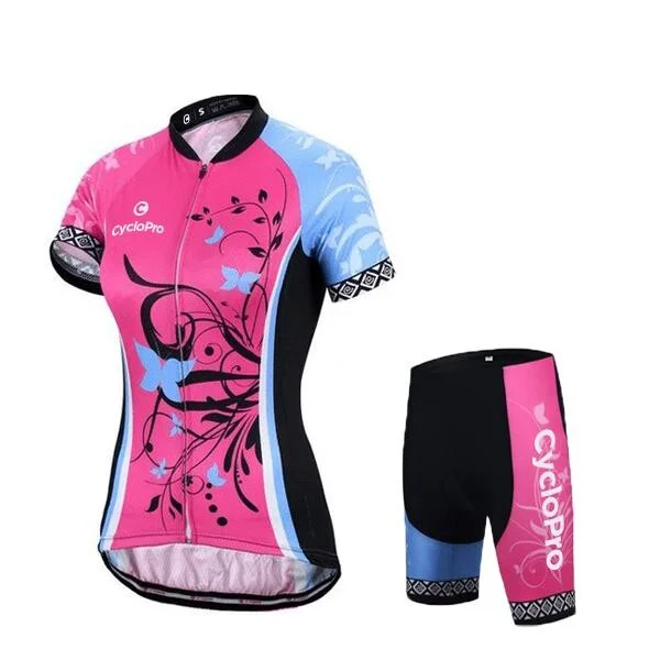 Tenue Vélo de Route à Fleurs - Confort+