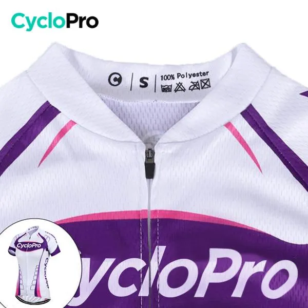 Tenue Vélo de Route Violet - Confort+