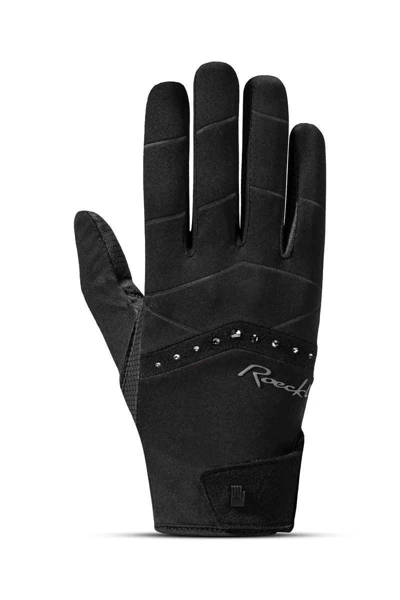 Jardy 2 Gants d'équitation d'hiver pour femme Black 7