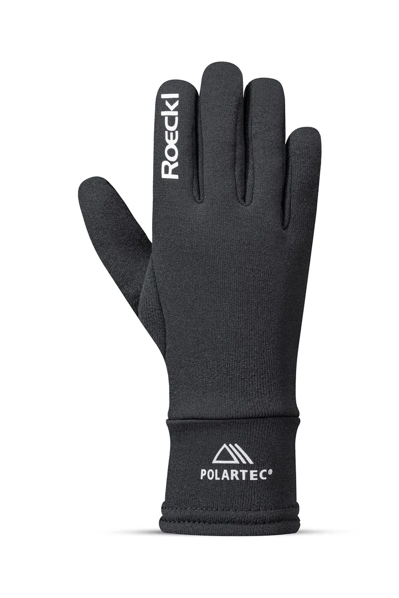 Warwick 2 JR. Polartec Gants d'équitation d'hiver Black 6