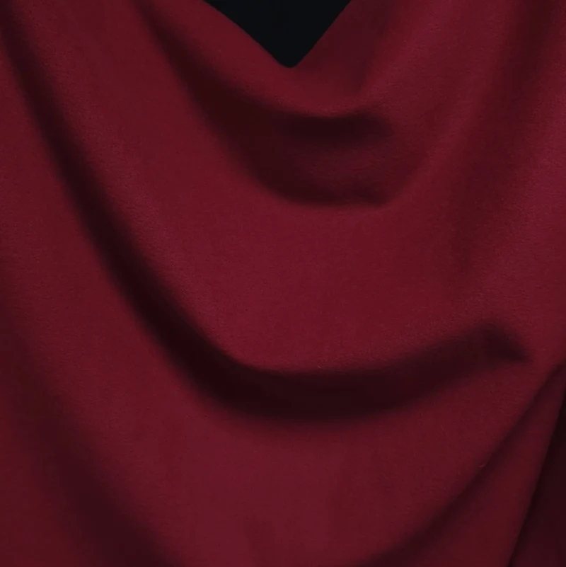 Tissu pour Manteau 100 % Laine | Rouge Classique