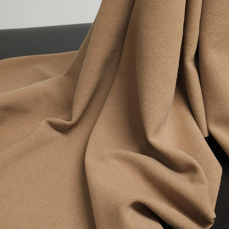 Tissu pour Manteau 100 % laine | Chameau