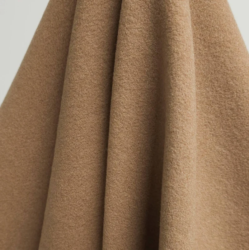 Tissu pour Manteau 100 % laine | Chameau
