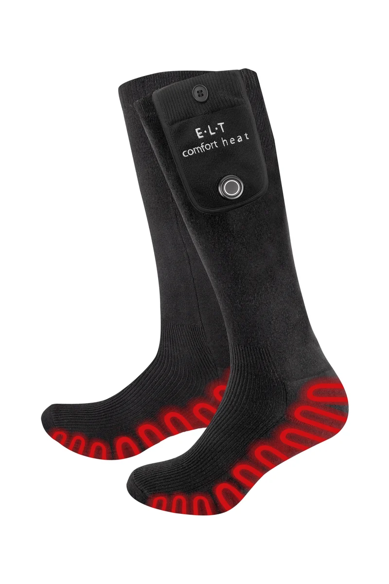 Comfort Heat Chaussettes Chauffantes Black S