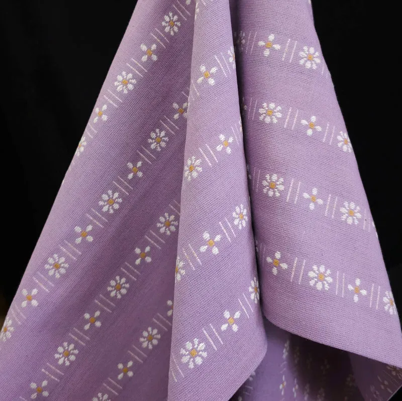 Tissé Teint | 100 % Coton | Forest Forage Daisies | Fableism