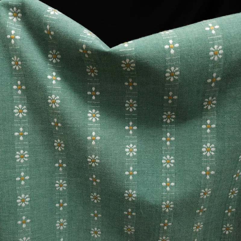 Tissé Teint | 100 % Coton | Forest Forage Daisies | Fableism