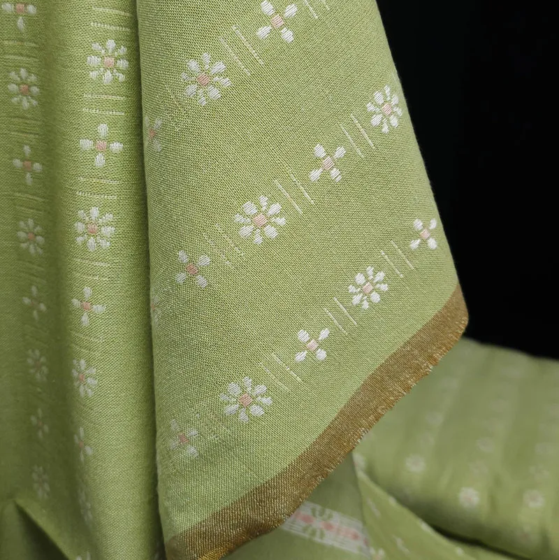 Tissé Teint | 100 % Coton | Forest Forage Daisies | Fableism