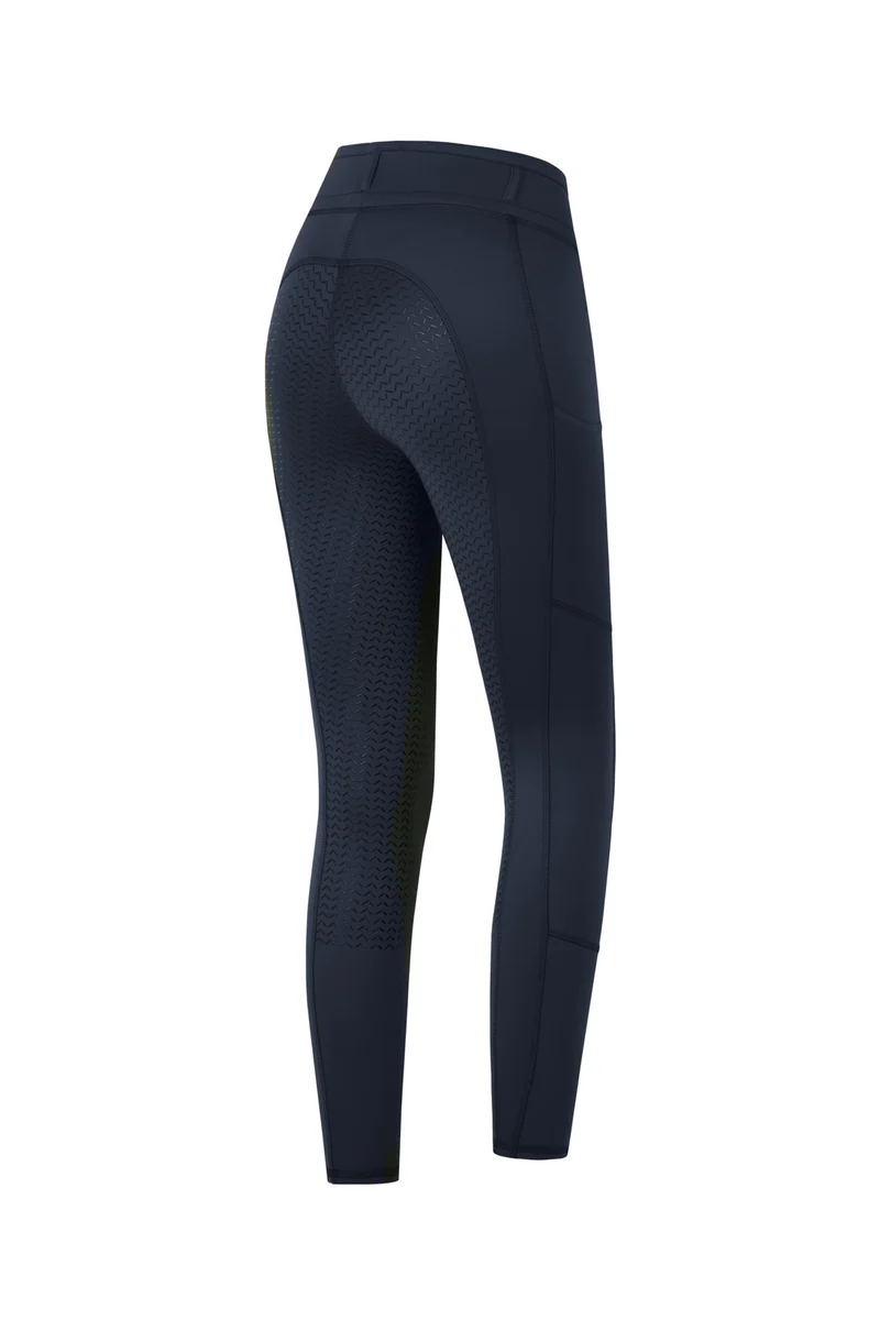Ella Legging d'Équitation Thermique Enfant à Grip Intégral Night Blue 122