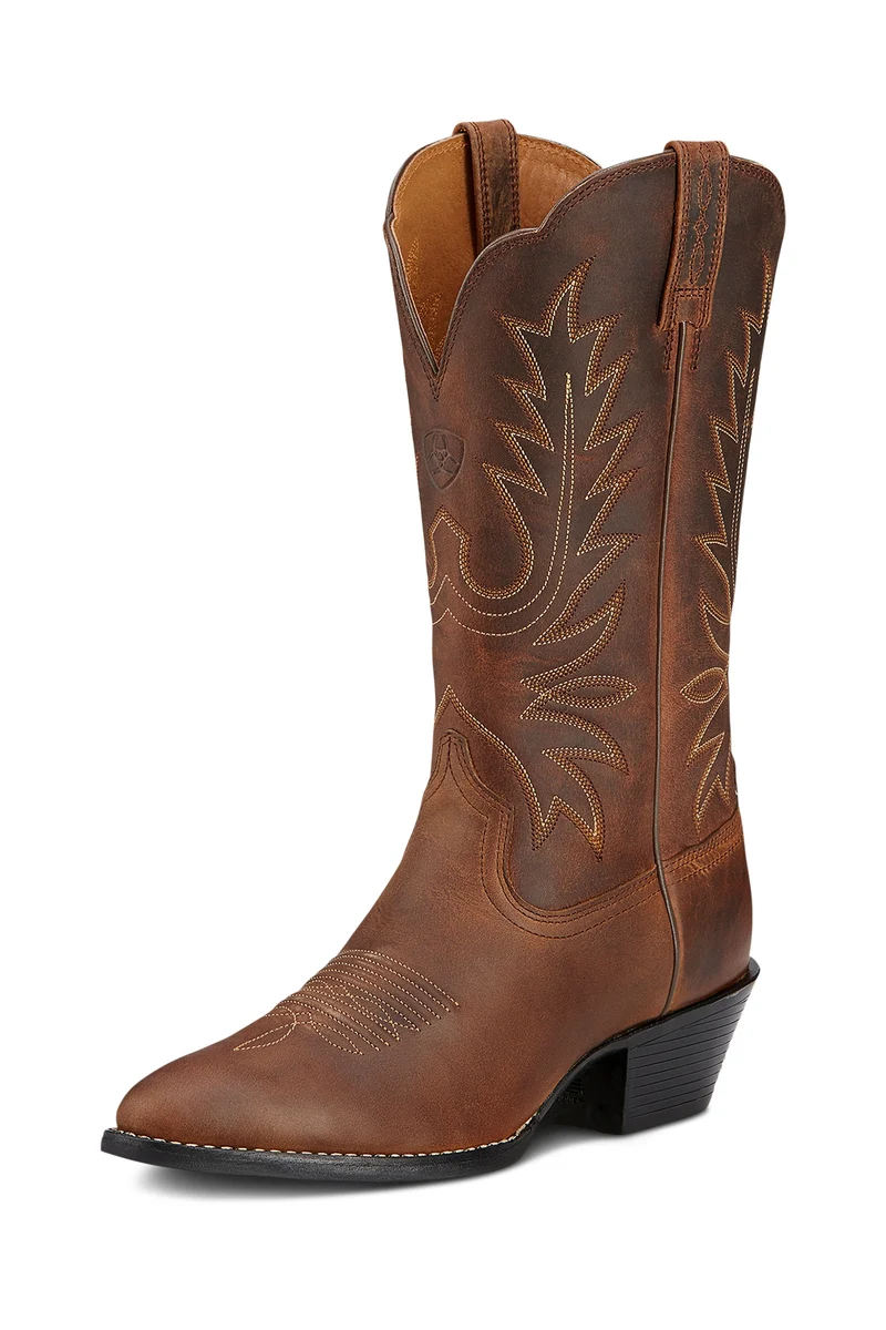 Heritage R Toe Bottes western femme Distressed Brown 40/B