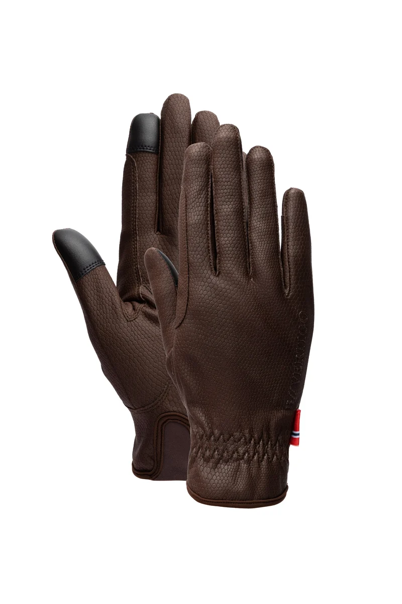 Luka gants d'équitation (Version fine) dark brown 7