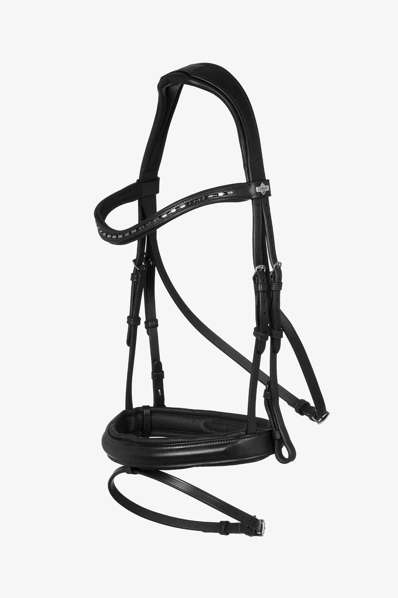 Arika bridon de dressage Black/Silver X-Full