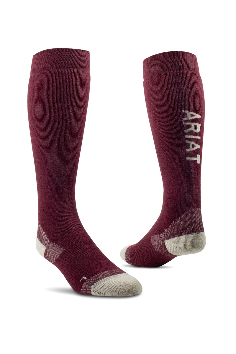 Country Performance Chaussettes Merino Tawny Port M/L