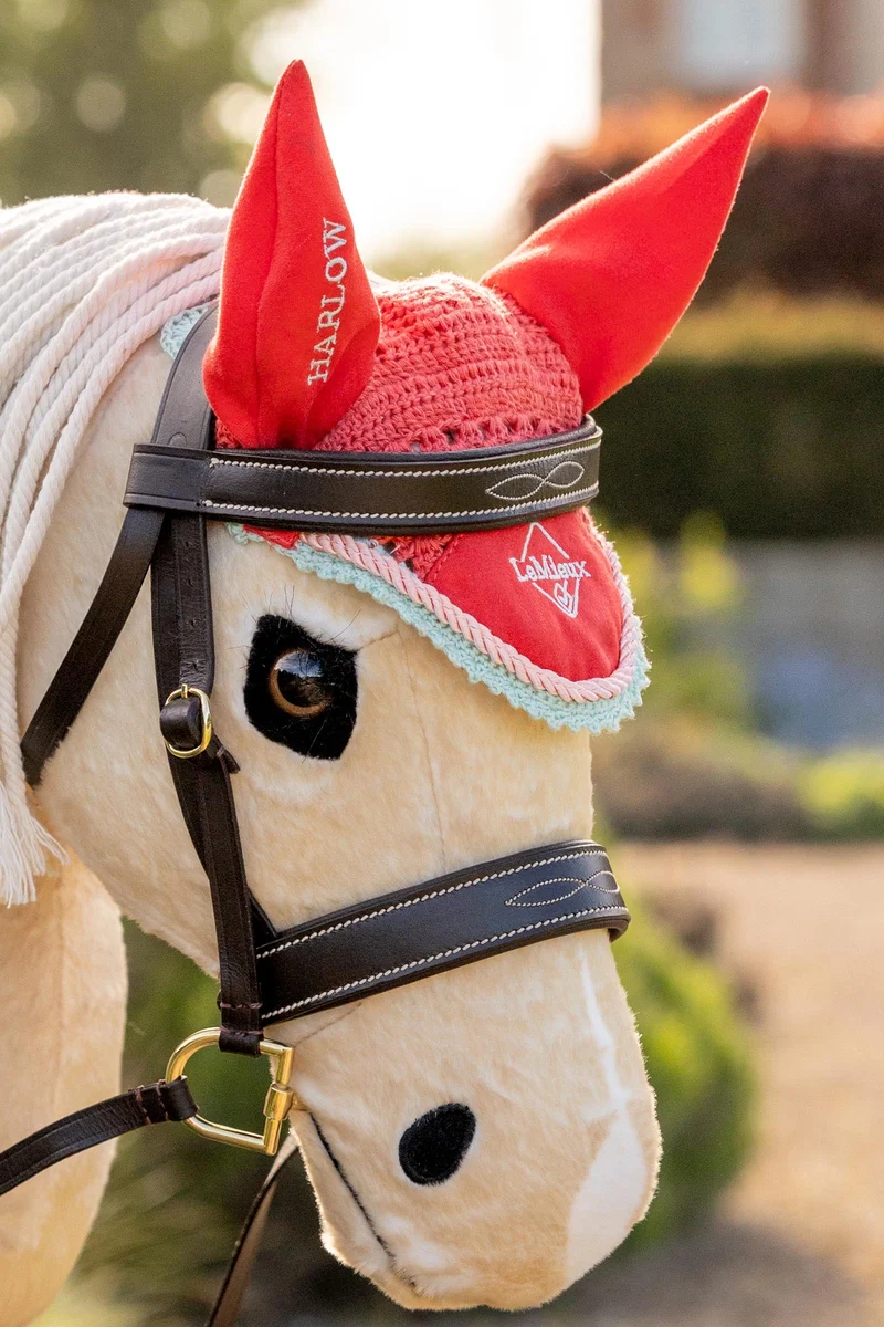 Harlow Hobby Horse bonnet anti-mouches Coral Crush Taille unique