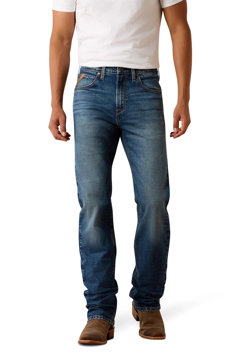 Homme Jean M7 Slim Garth à jambe droite et taille classique Alex W31-0-L32
