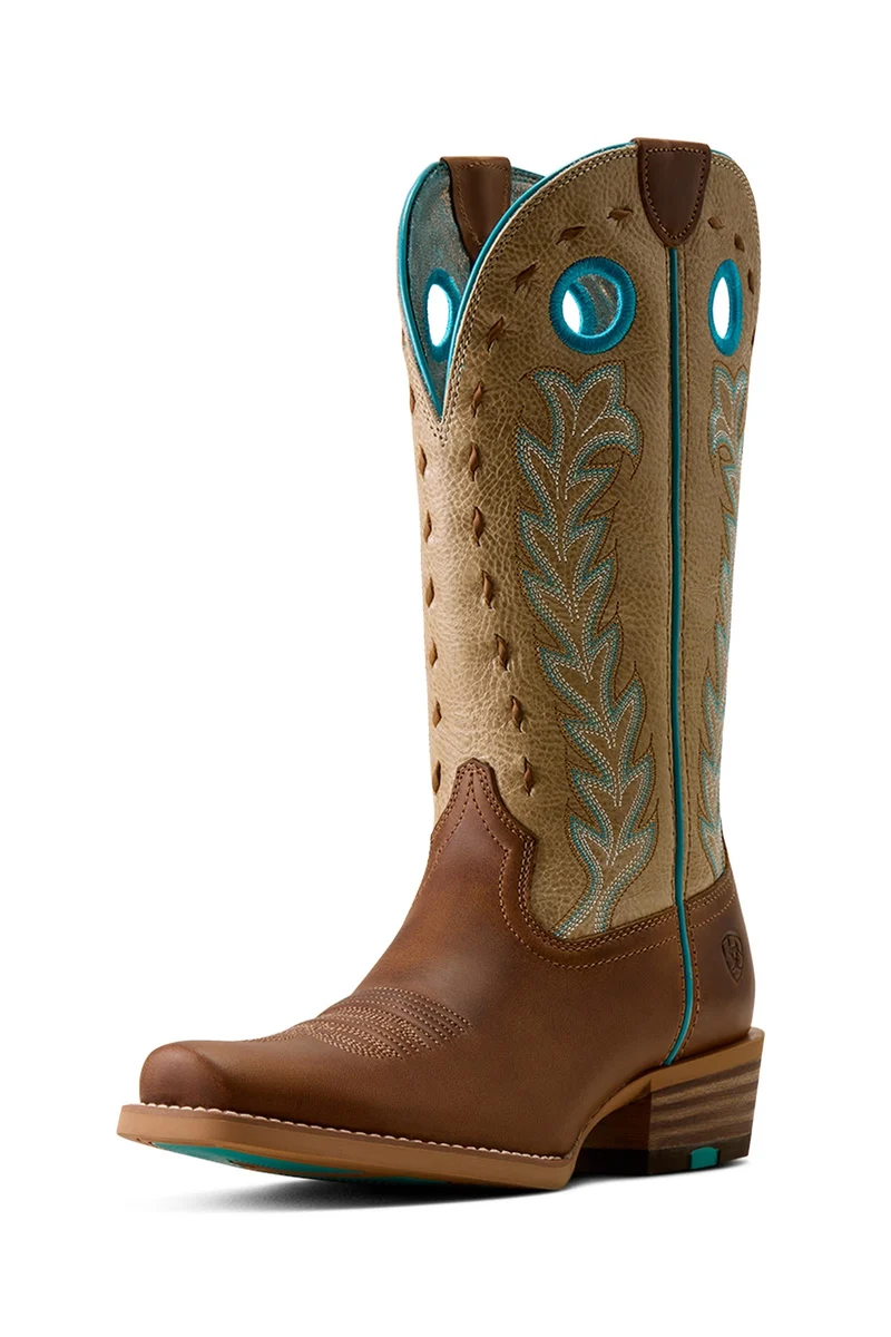 Femme Bottes western Lucera à bout Cutter étroit Wheat Brown 41/B