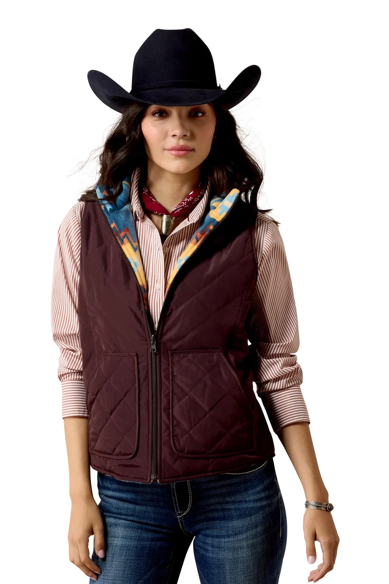 Dilon 2.0 Reversible Insulated Veste réversible isolée femme Chocolate Plum/Lakeside Southw XL