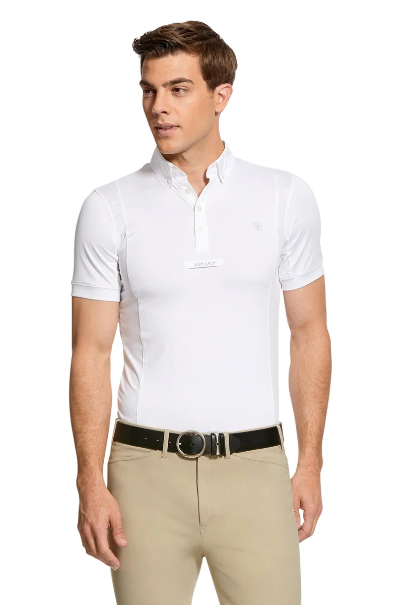 Homme Chemise de concours TEK White M