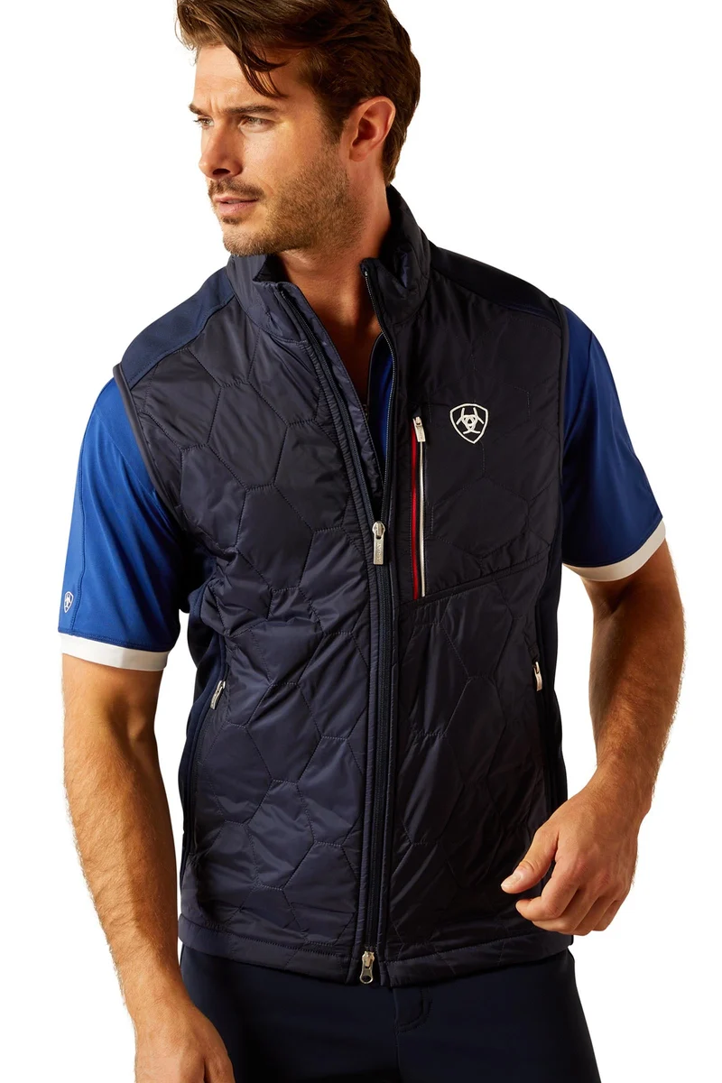 Homme Gilet isolé Fusion Navy S