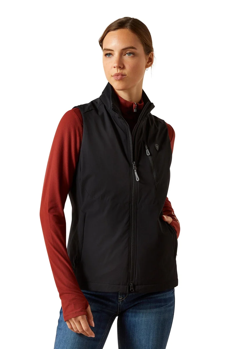 Femme Gilet isolé Rion StretchShell Black S