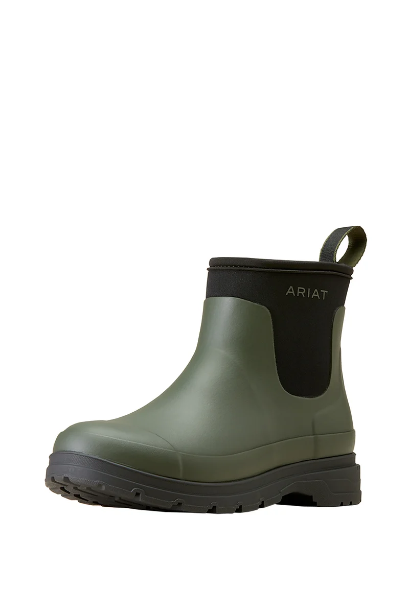 Kelmarsh Shortie bottes en caoutchouc femme courtes Dark Olive 36