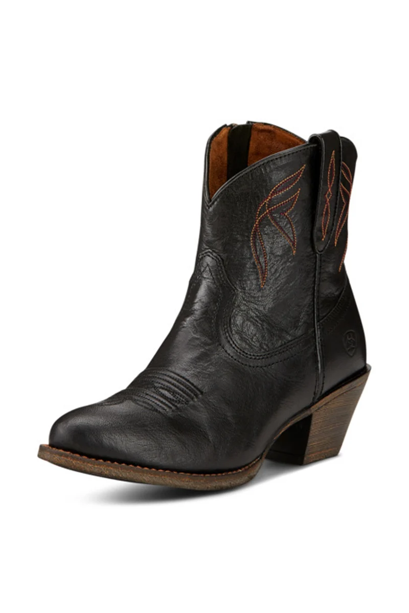 Darlin Bottes western courtes femme Old Black 41/B