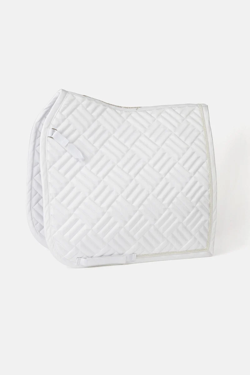 Aachen tapis de selle de dressage White P