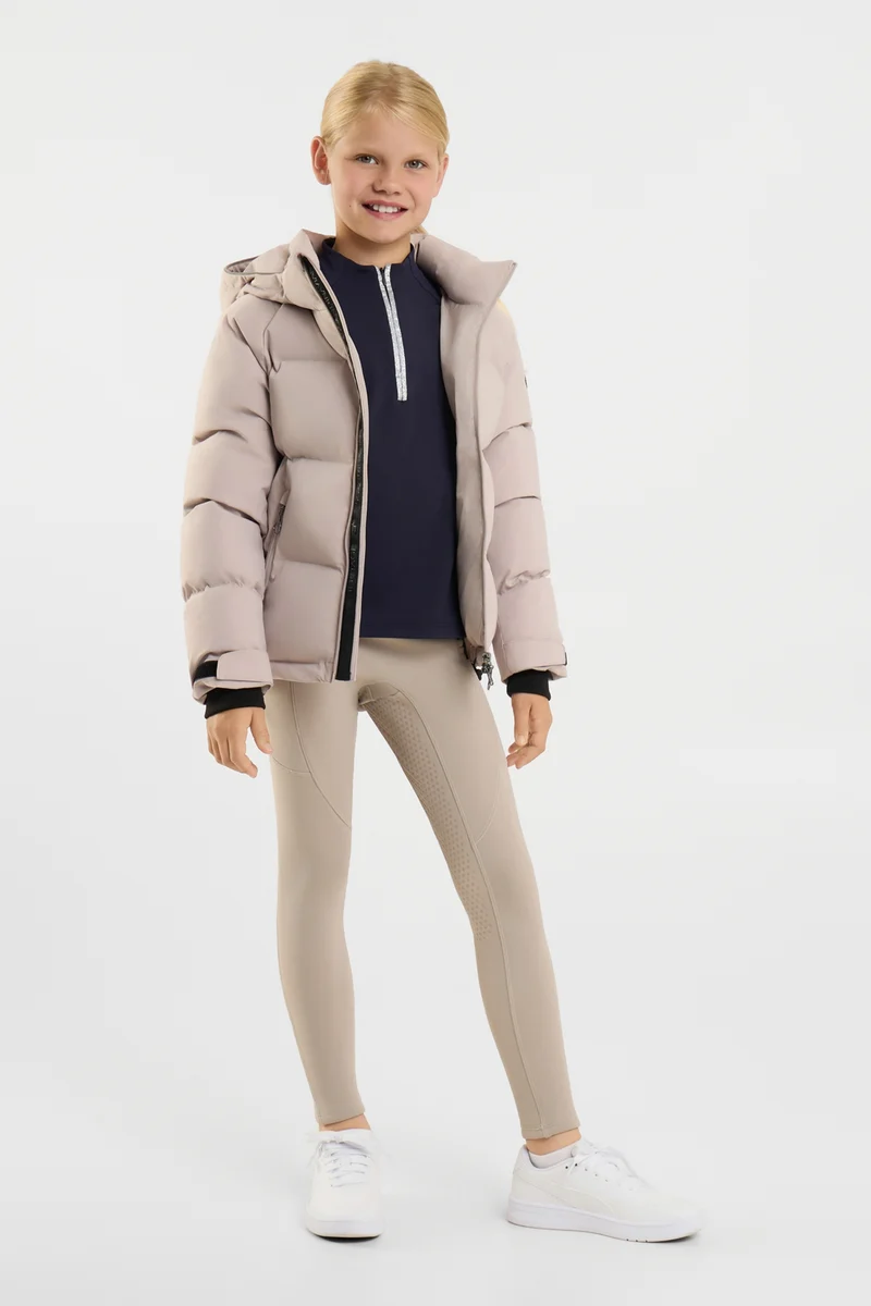 Young Rider Dina veste matelassée Desert taupe 122-128