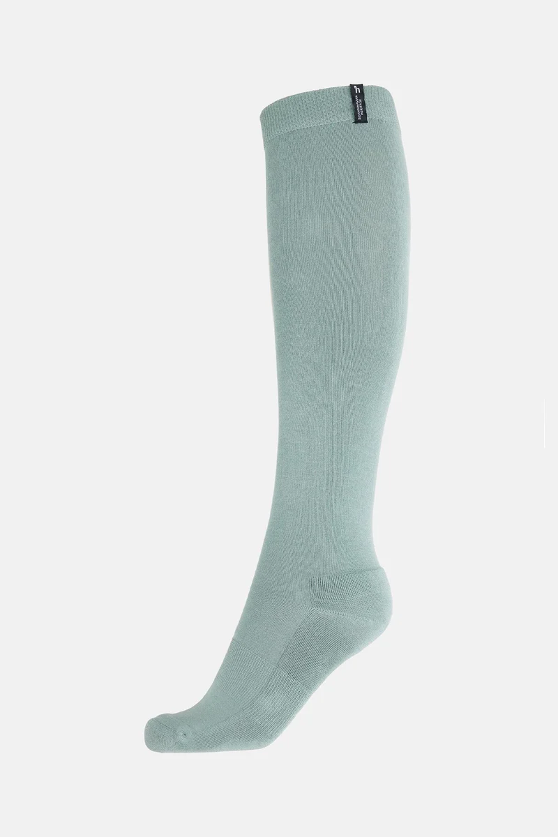 Edel Bamboo chaussettes d’équitation hiver Green milieu 35-38