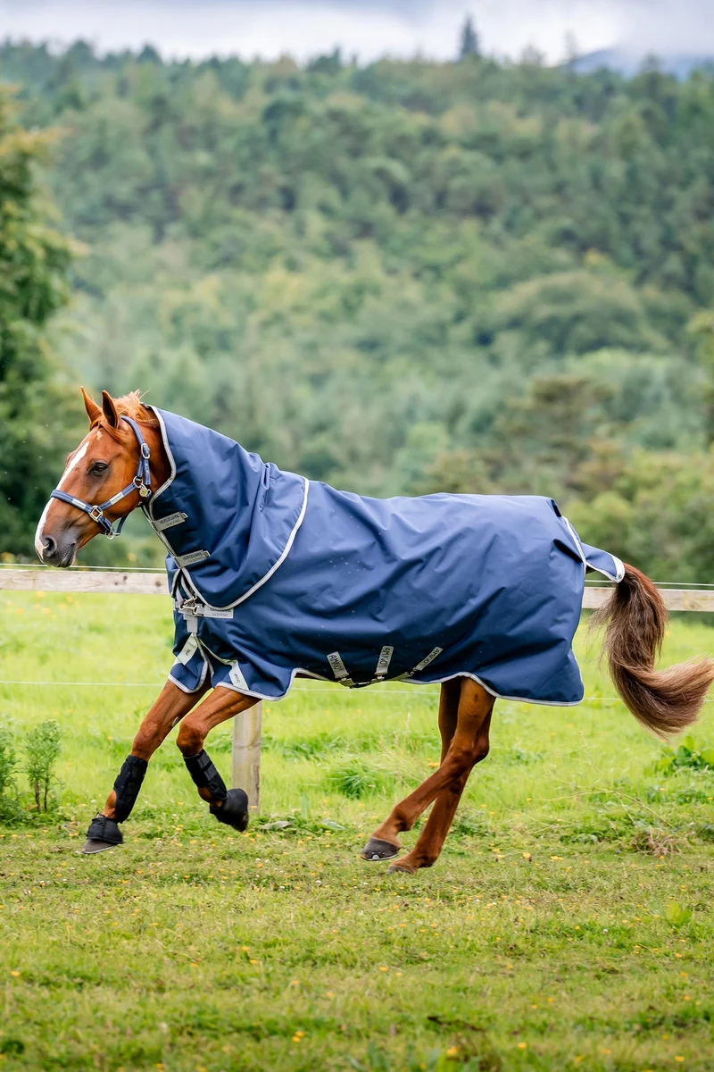 Couverture de pré Amigo Bravo 12 Plus Bundle 50 g, avec 2 sous-couvertures Navy/Titanium Grey/Silver 155