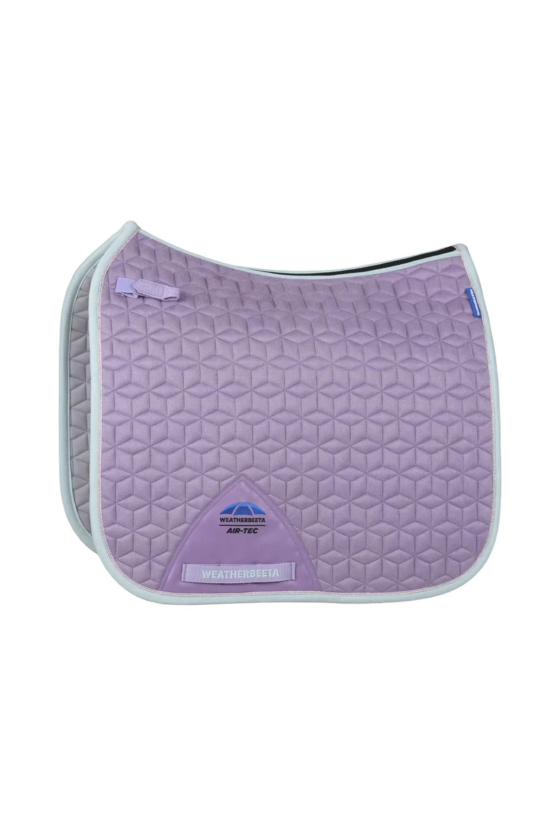 WeatherBeeta Suede Elite Air-Tec Tapis de selle dressage Soft Lilac L