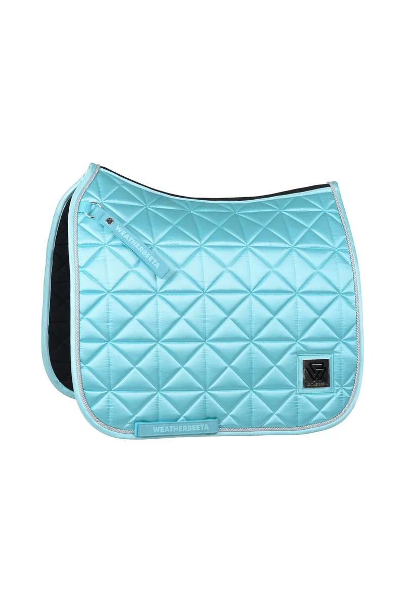 WeatherBeeta Satin Luxe Air-Tec Tapis de selle dressage Aqua L