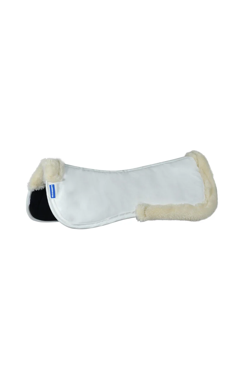 WeatherBeeta Memory Foam Comfort Amortisseur bordé de fausse fourrure White S
