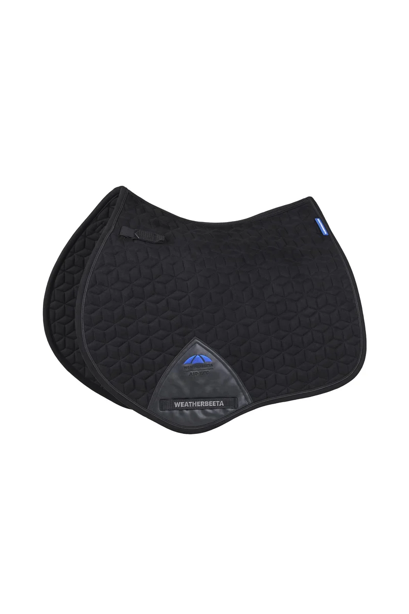 WeatherBeeta Suede Elite Air-Tec Tapis de selle de saut Black S
