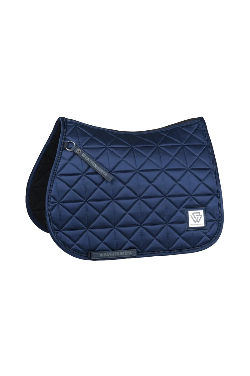 WeatherBeeta Satin Luxe Air-Tec Tapis de selle de saut Navy L
