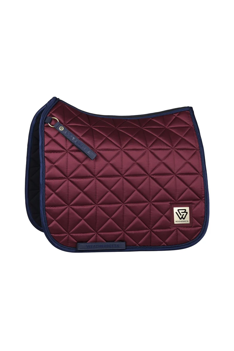 WeatherBeeta Satin Luxe Air-Tec Tapis de selle dressage Burgundy L