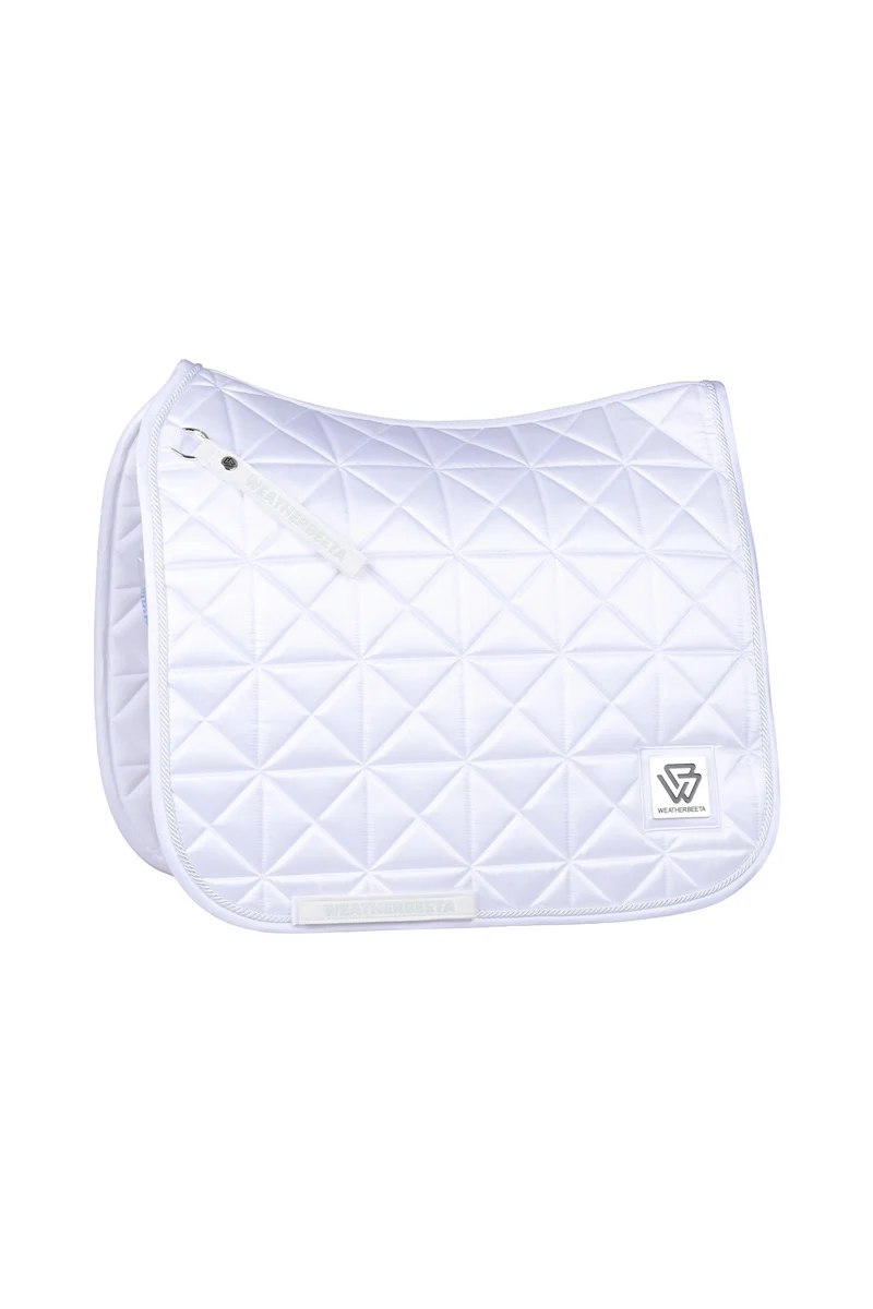 WeatherBeeta Satin Luxe Air-Tec Tapis de selle dressage White L